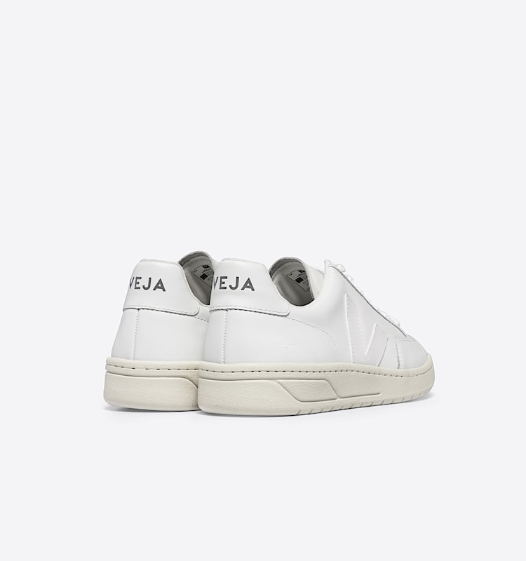 veja zapatillas v-12 cuero blanco XD0202297 Back view