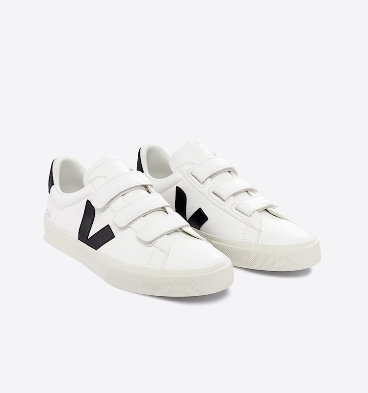 veja zapatillas recife-logo cuero blanco RC0502790 Top view