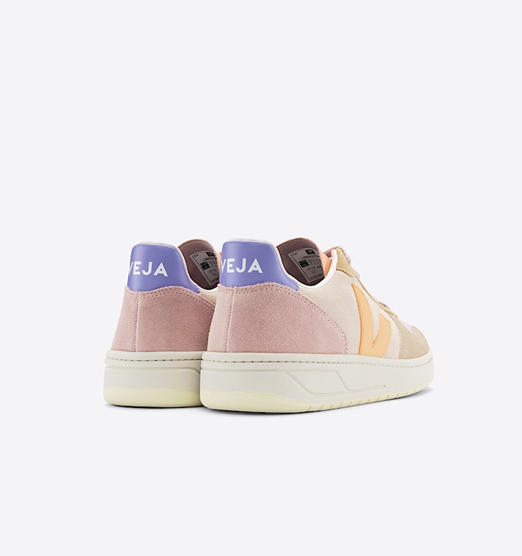 veja sneakers v-10 suede multicolor VX0302908 Back view