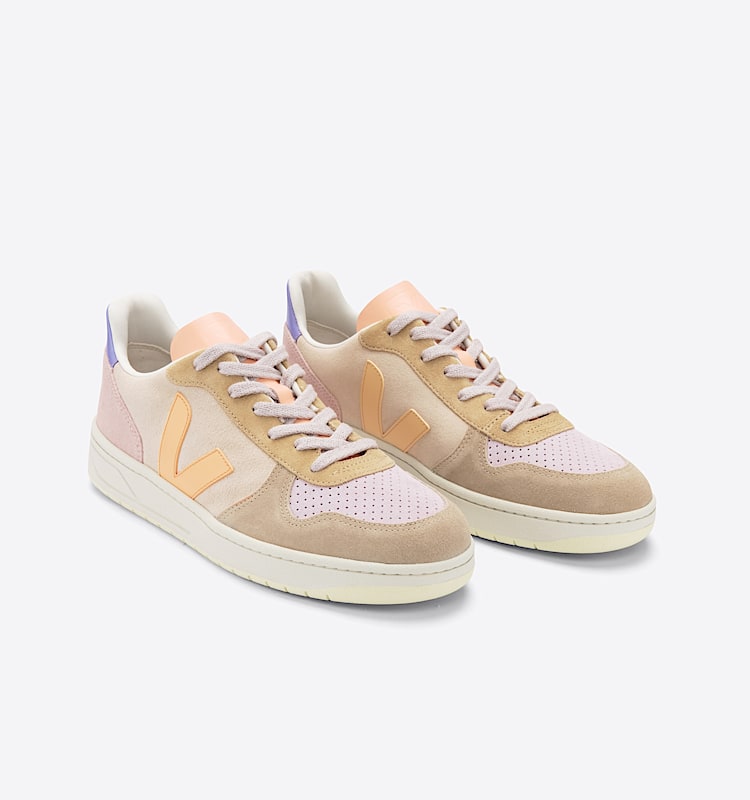 veja sneakers v-10 suede multicolor VX0302908 Top view