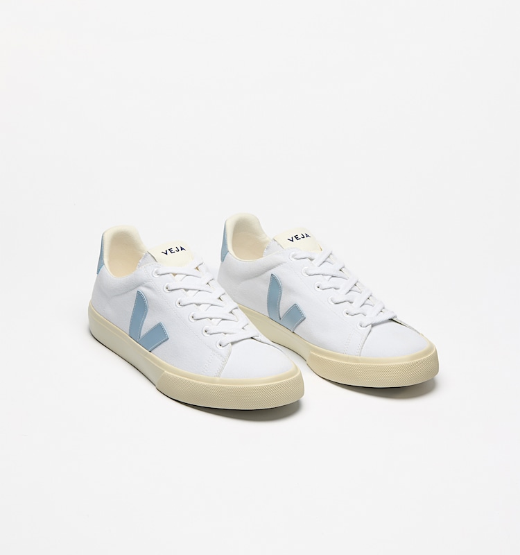 veja sneakers campo-ca 有机棉 白色 CA0103136 Top view