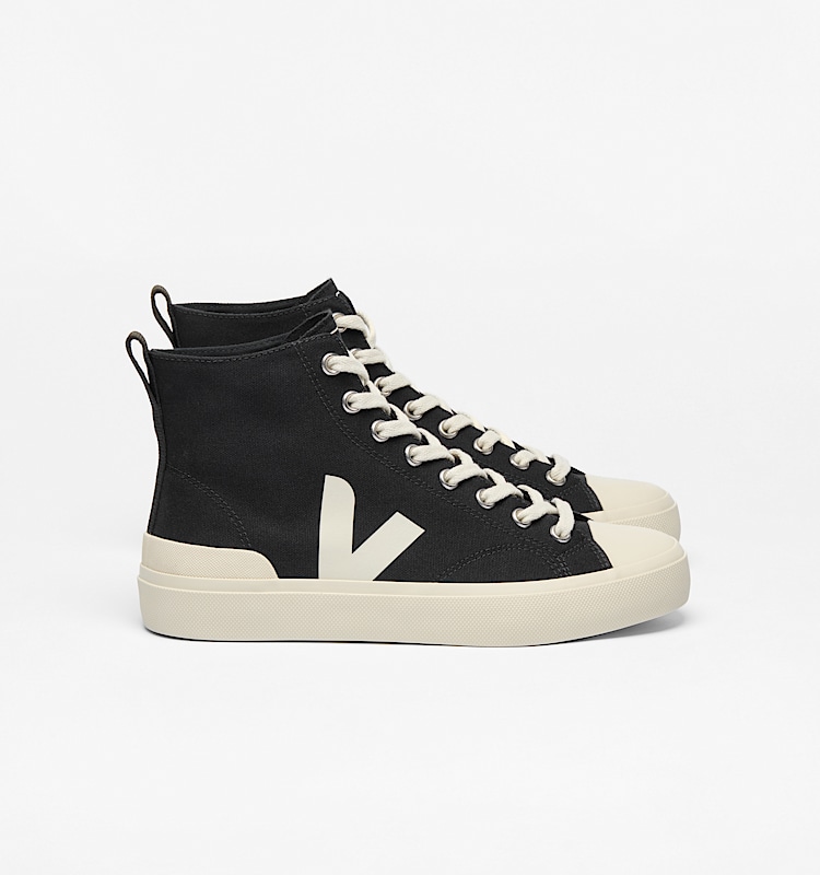 veja sneakers wata-ii 有机棉 黑色 PA0101397 Lateral view