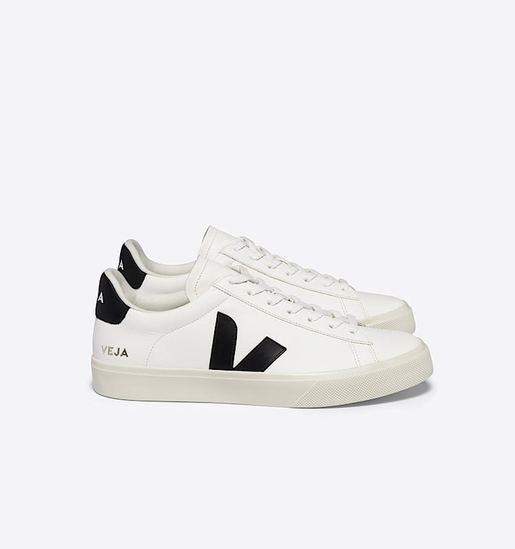 veja sneakers campo 皮革 白色 CP0501537 Lateral view