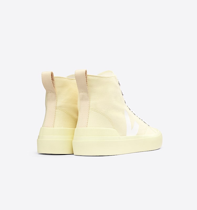 veja baskets wata-ii coton-biologique beige PA0102898 Back view
