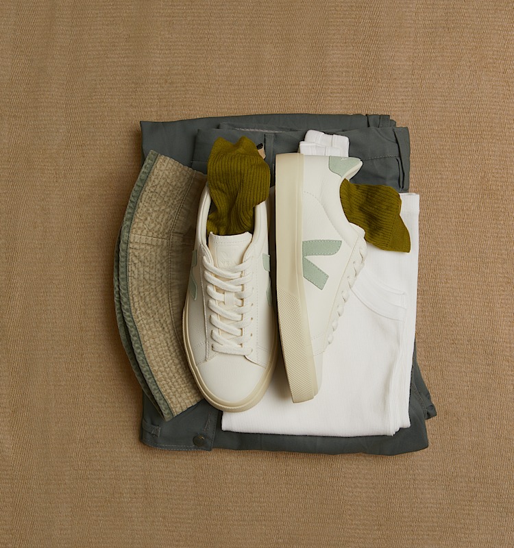 veja sneakers campo 皮革 白色 CP0502485