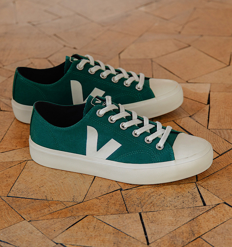 veja sneakers wata-ii-low 有机棉 绿色 PL0102836