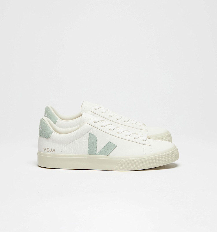 veja zapatillas campo cuero blanco CP0502485 Lateral view
