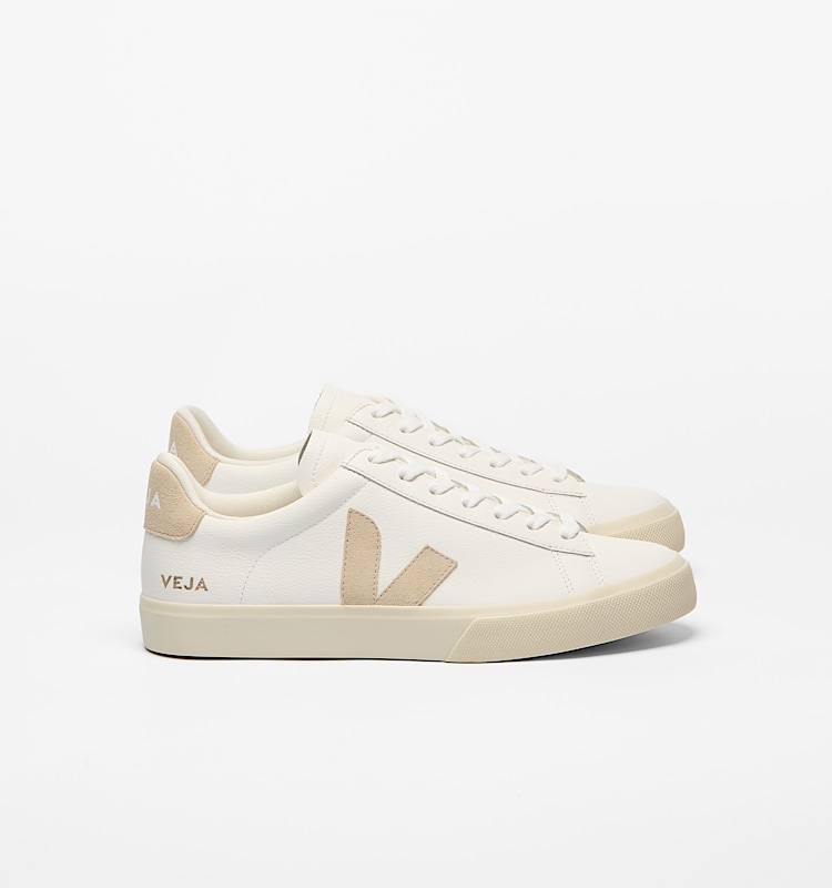 veja zapatillas campo cuero blanco CP0502920 Lateral view