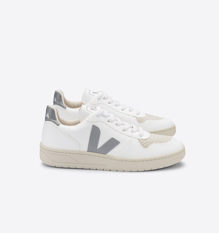 veja sneakers v-10 vegan white VX0702349 Lateral view