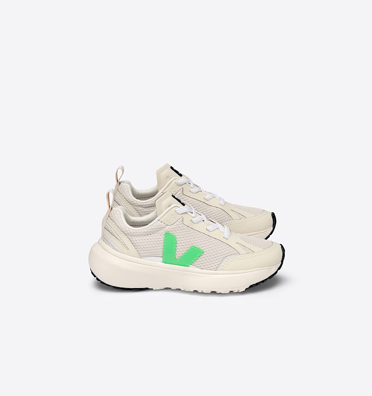 veja sneakers small-canary-el recycled beige YE0102535 Lateral view
