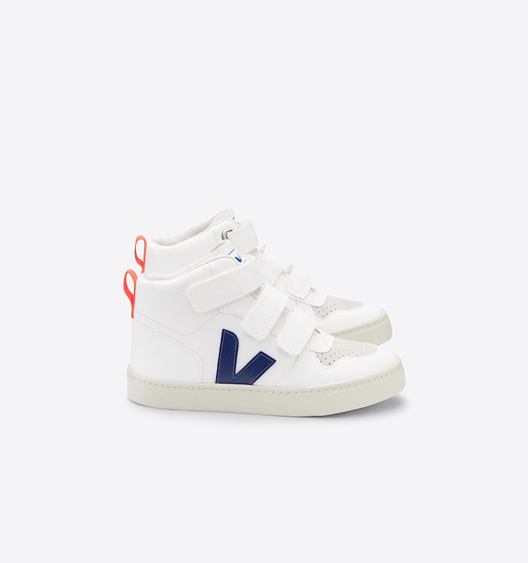 veja sneakers small-v-10-mid vegan white DV0702567 Lateral view