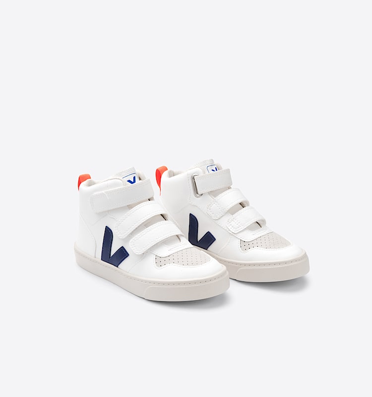 veja zapatillas small-v-10-mid vegano blanco DV0702567 Top view