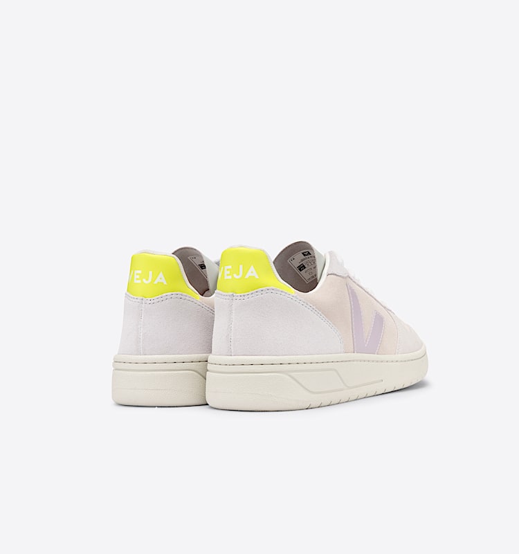 veja sneakers v-10 suede multicolor VX0302805 Back view