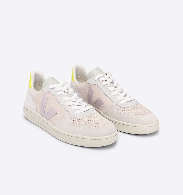 veja sneakers v-10 suede multicolor VX0302805 Top view