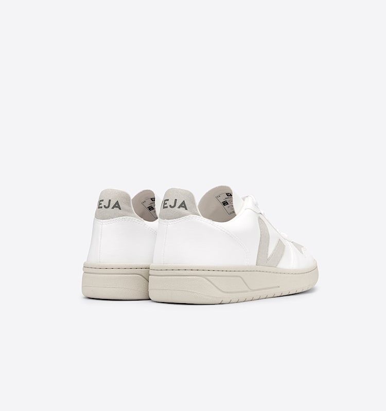 veja sneakers v-10 vegan white VX0702797 Back view