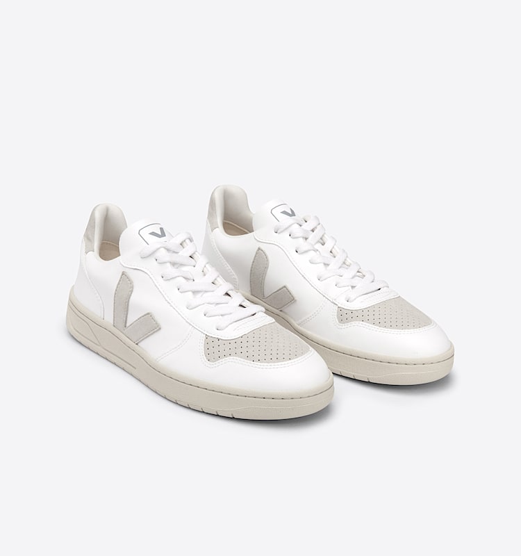 veja sneakers v-10 vegan white VX0702797 Top view
