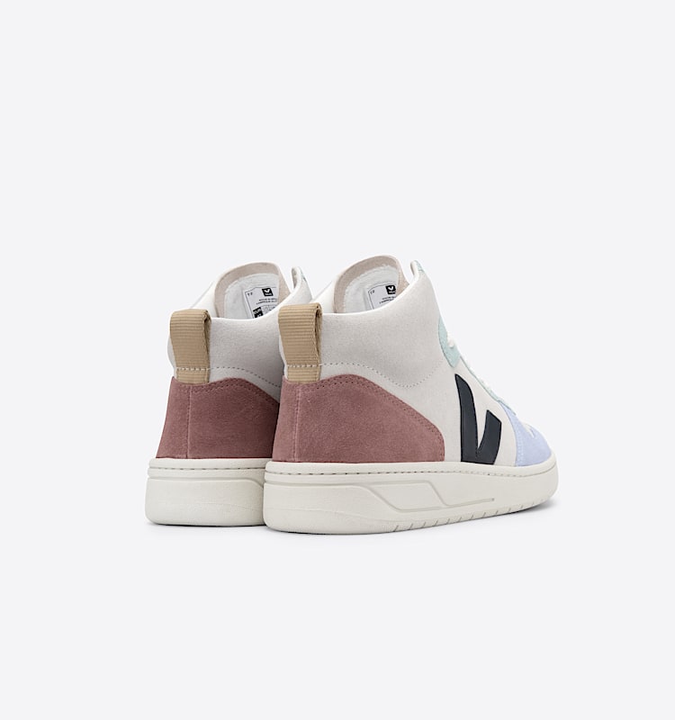 veja sneakers v-15 suede multicolor VQ0302821 Back view
