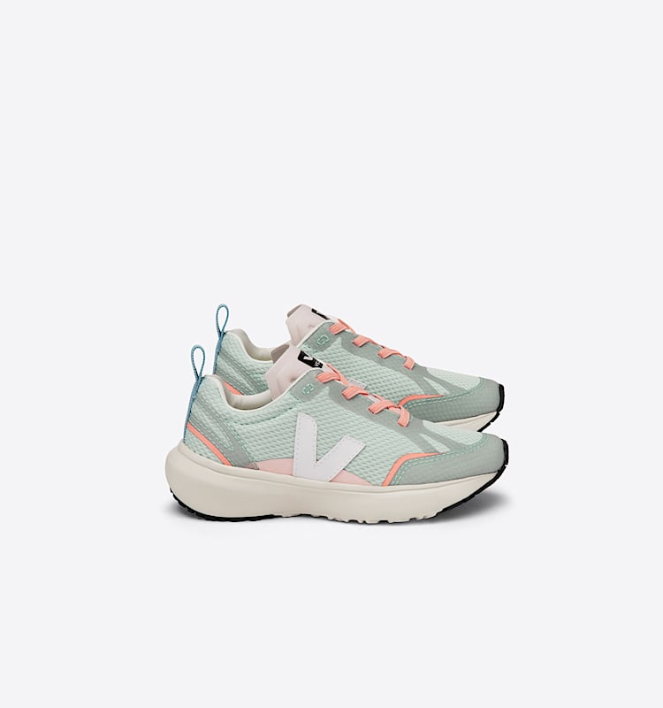 veja sneakers small-canary-el recycled green YE0102774 Lateral view