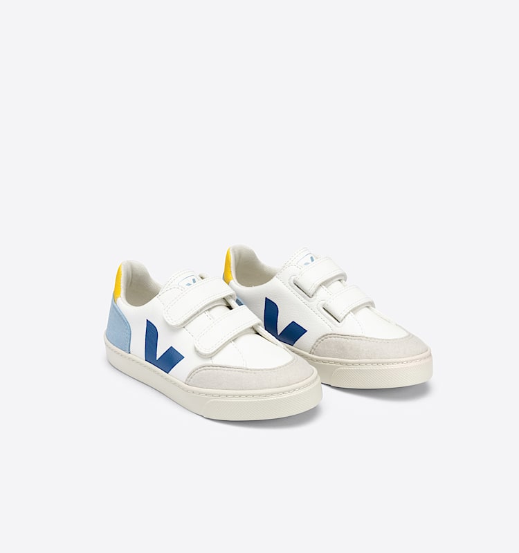 veja sneakers small-v-12 leather white XV0502518 Top view
