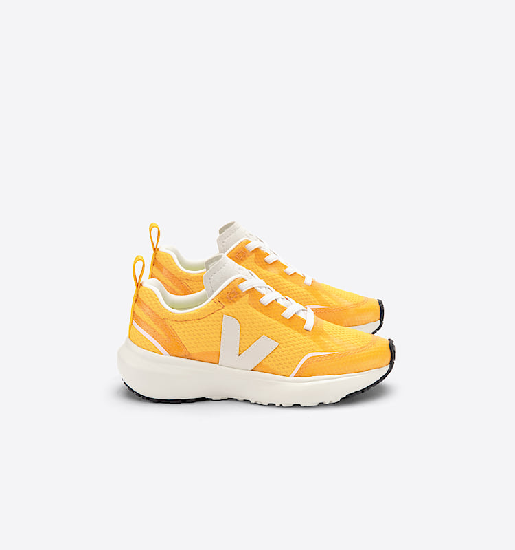 veja zapatillas small-canary-el reciclado amarillo YE0103060 Lateral view