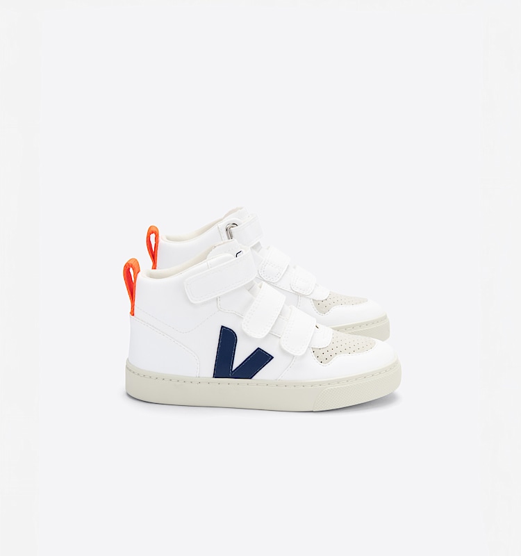 veja zapatillas small-v-10-mid vegano blanco DV0712567 Lateral view
