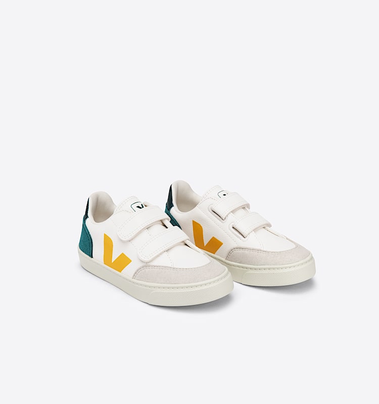 veja sneakers small-v-12 leather multicolor XV0502906 Top view