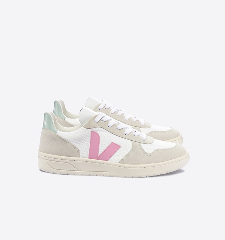 veja sneakers v-10 recycled white VX1703117 Lateral view