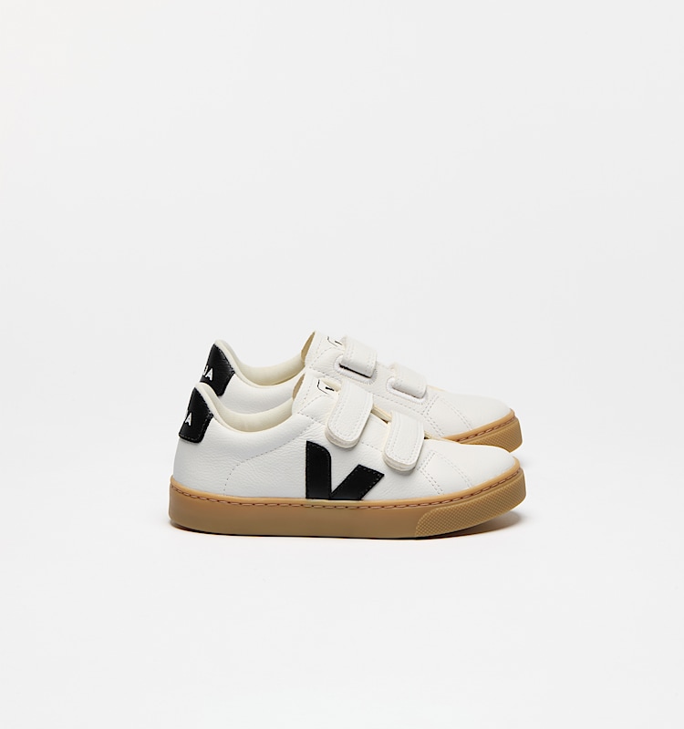 veja zapatillas small-esplar cuero blanco SV0520645 Lateral view