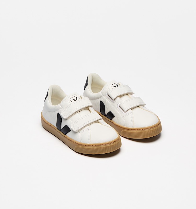 veja zapatillas small-esplar cuero blanco SV0520645 Top view