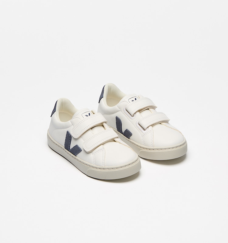 veja zapatillas small-esplar cuero blanco SV0520643 Top view