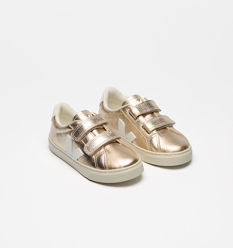 veja small-esplar leather gold SV0520640