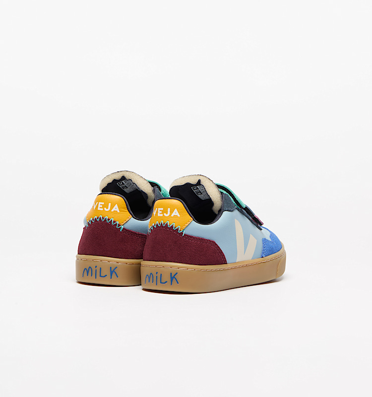 veja veja-x-milk-small-v-90 cuir-biologique multicolore MN2021174