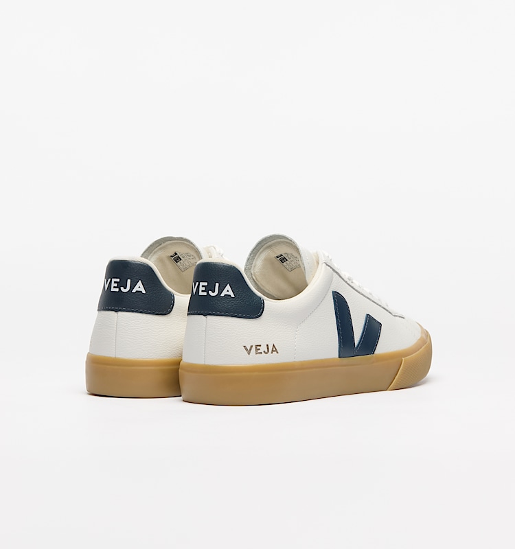 veja sneakers campo 皮革 白色 CP0520789 Back view