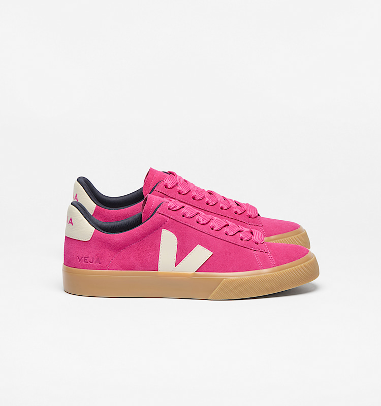 veja sneakers campo suede pink cp0320802 Lateral view