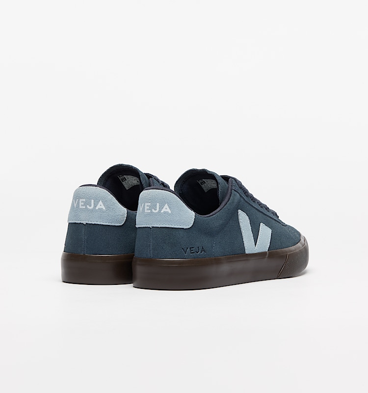 veja sneakers campo 麂皮 蓝色 CP0320806 Back view