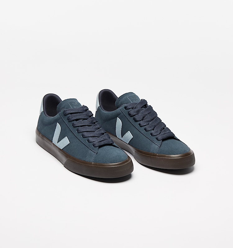 veja sneakers campo 麂皮 蓝色 CP0320806 Top view