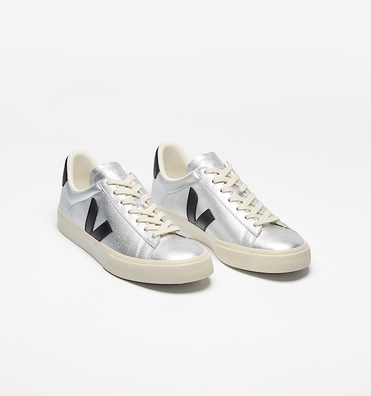 veja campo leather silver CP0520786