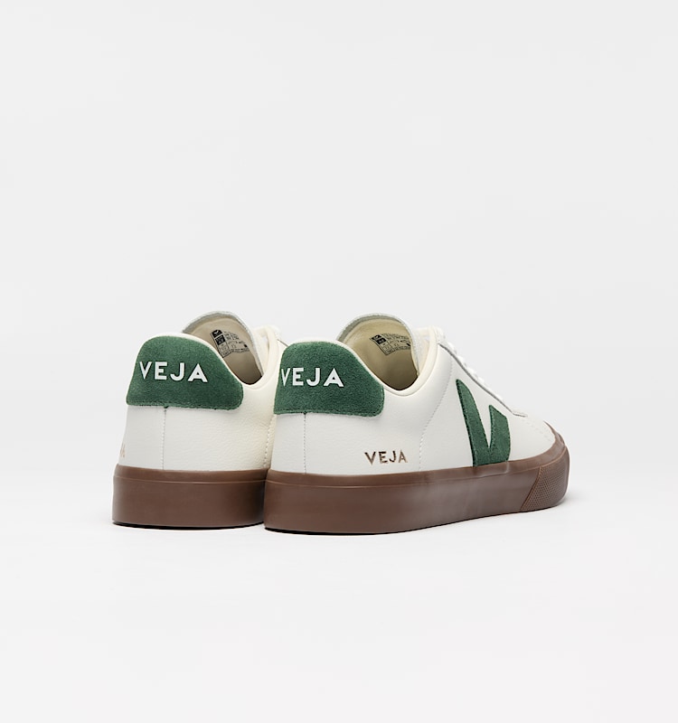 veja sneakers campo 皮革 白色 CP0521179 Back view