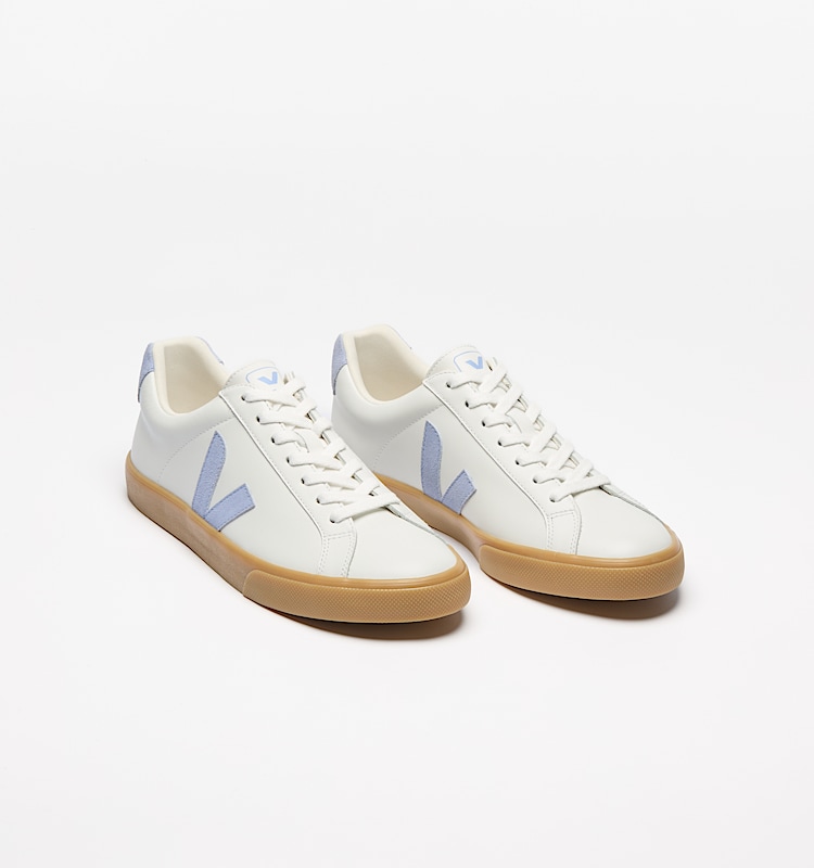 veja sneakers esplar-logo 皮革 白色 EO0220765 Top view