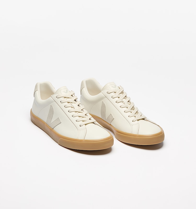 veja sneakers esplar-logo 皮革 白色 EO0220906 Top view