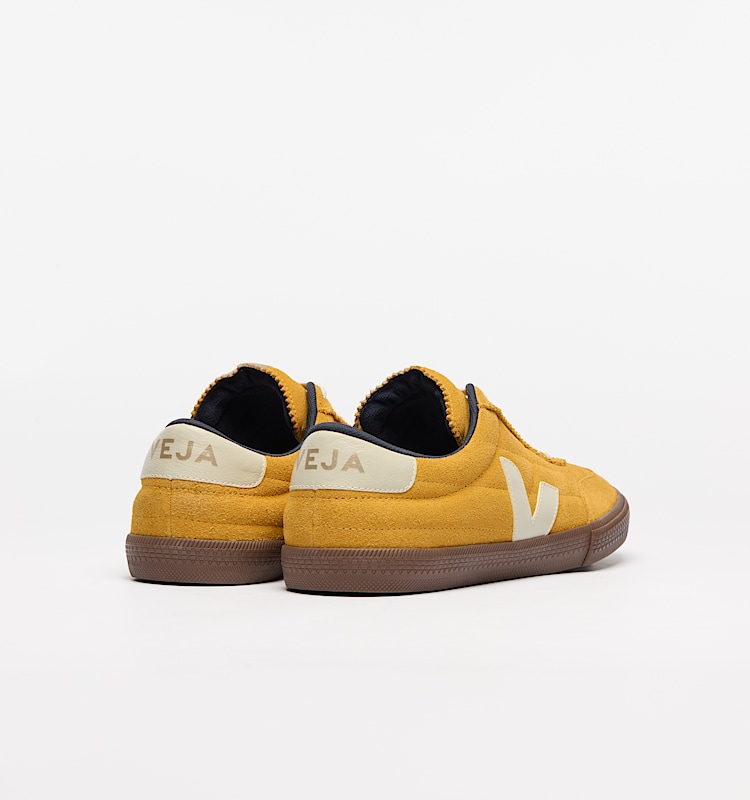 veja sneakers panenka 麂皮 黄色 FU0320900 Back view
