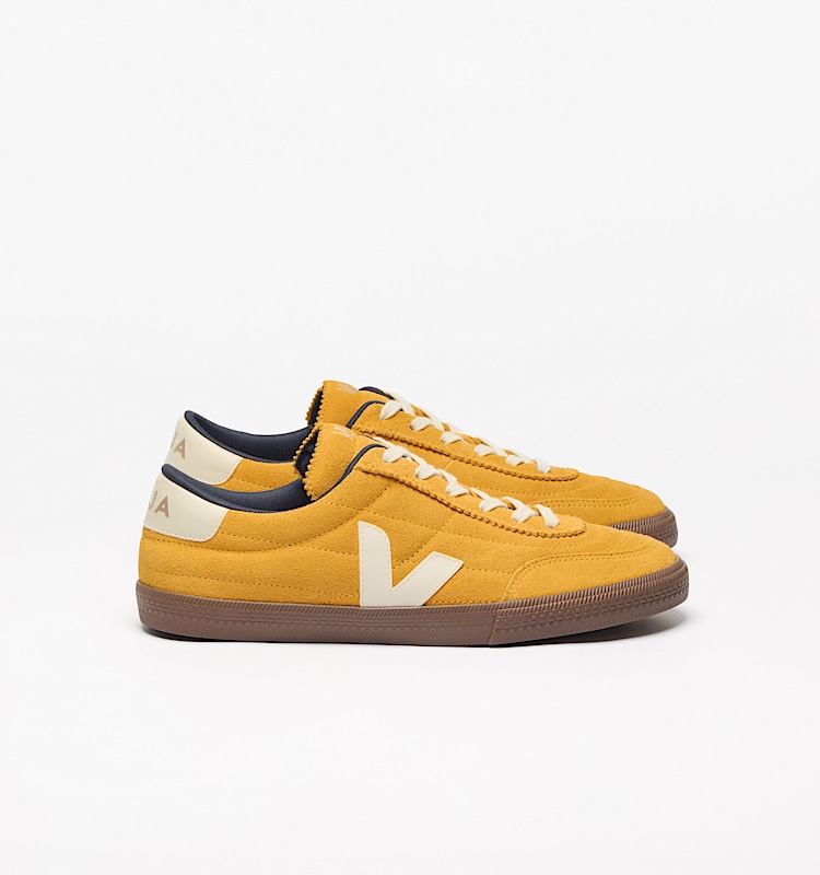 veja sneakers panenka 麂皮 黄色 FU0320900 Lateral view