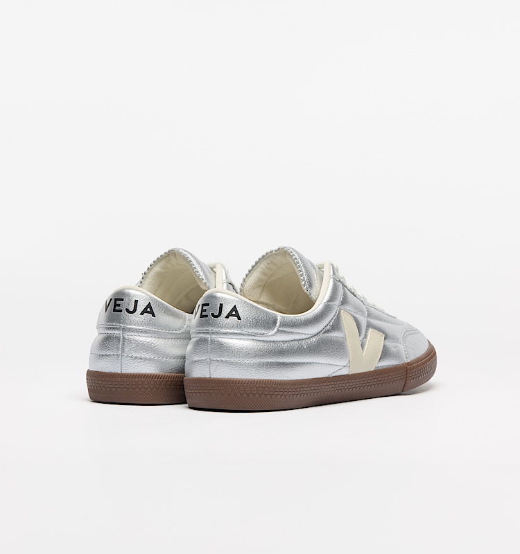 veja sneakers panenka pelle-biologica argento FU2020893 Back view