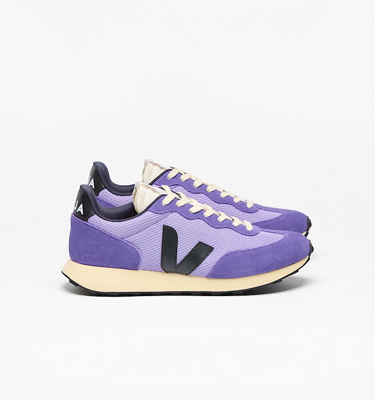 veja sneakers rio-branco-ii 回收再利用 紫色 RO1820818 Lateral view