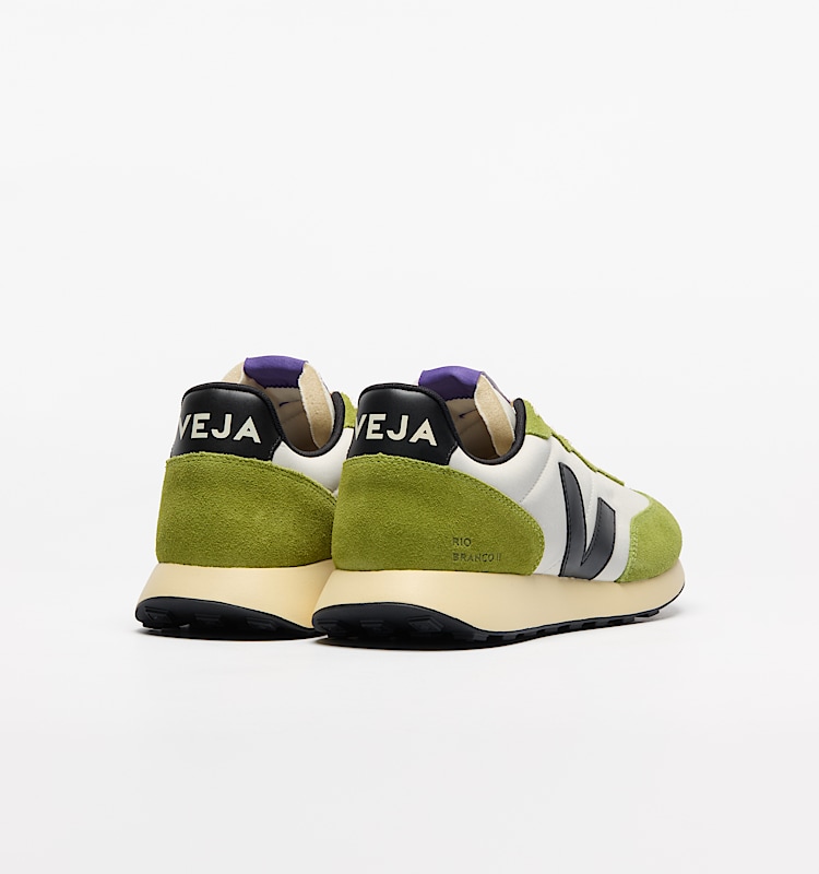 veja sneakers rio-branco-ii 回收再利用 绿色 RO3420853 Back view