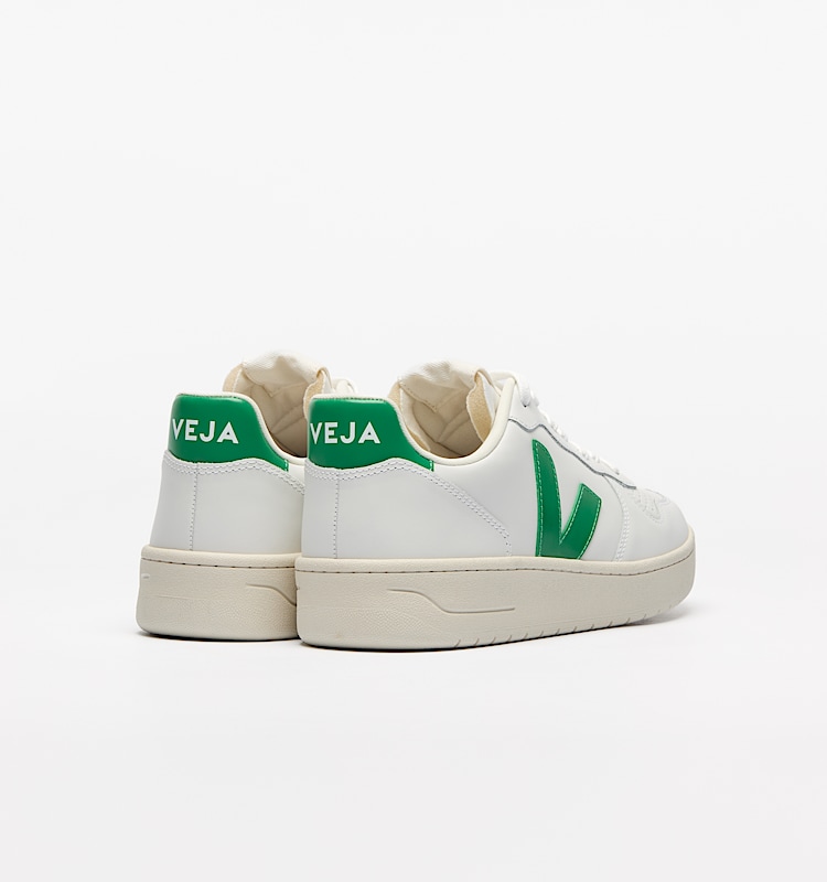 veja sneakers v-10-prime 皮革 白色 VI0220849 Back view