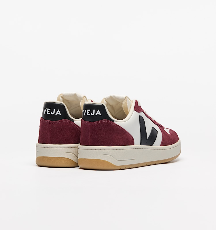 veja sneakers v-10-prime 皮革 红色 VI0220864 Back view