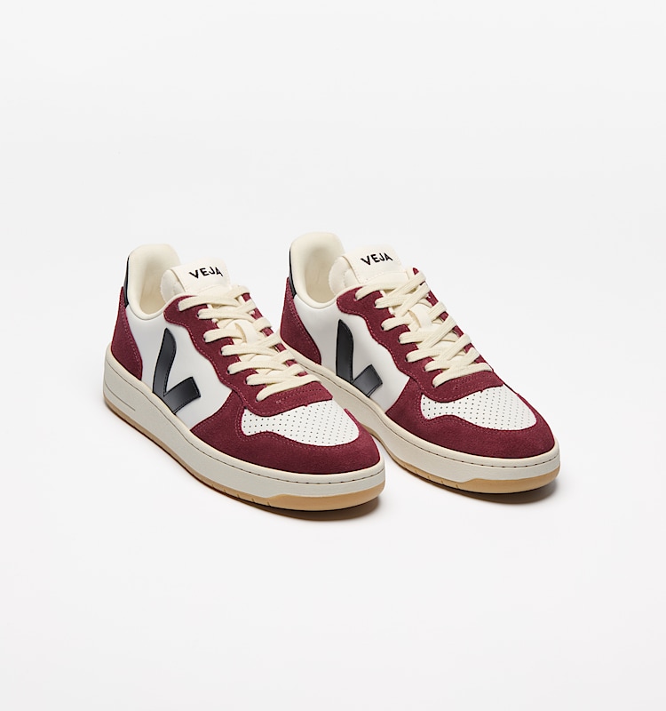 veja sneakers v-10-prime 皮革 红色 VI0220864 Top view