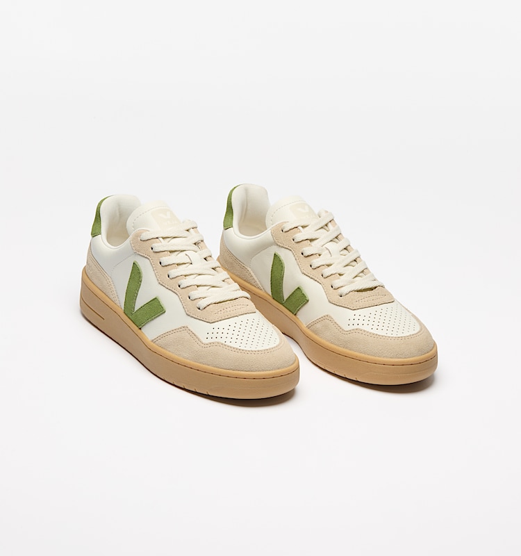 veja sneakers v-90 有机棉 米色 VD2020916 Top view