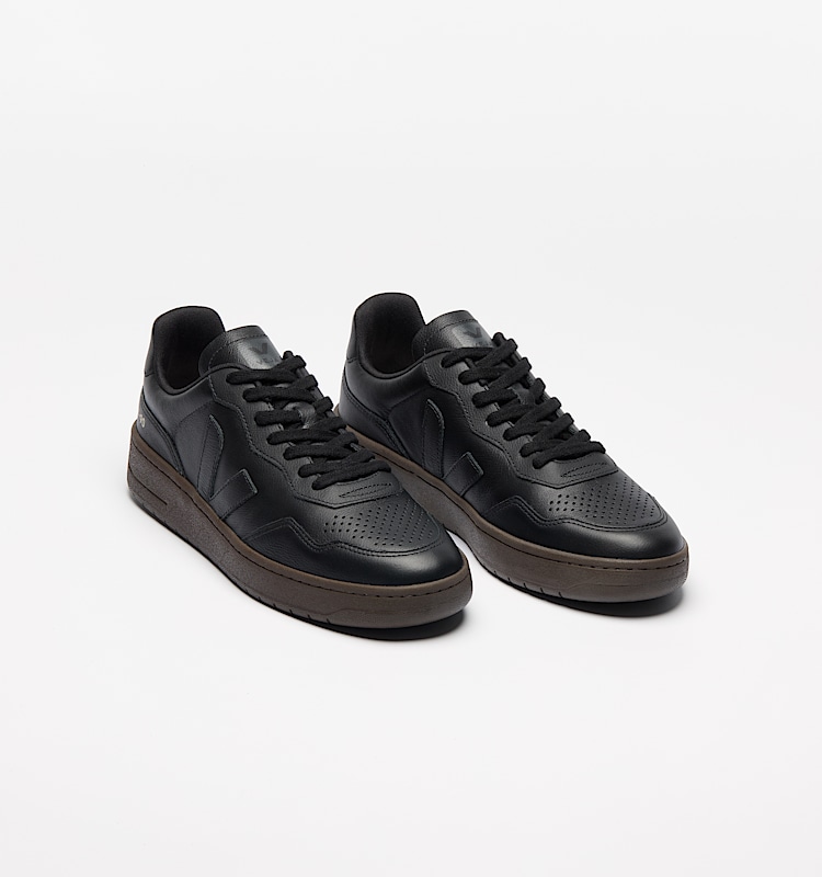 veja sneakers v-90 有机棉 黑色 VD2020932 Top view